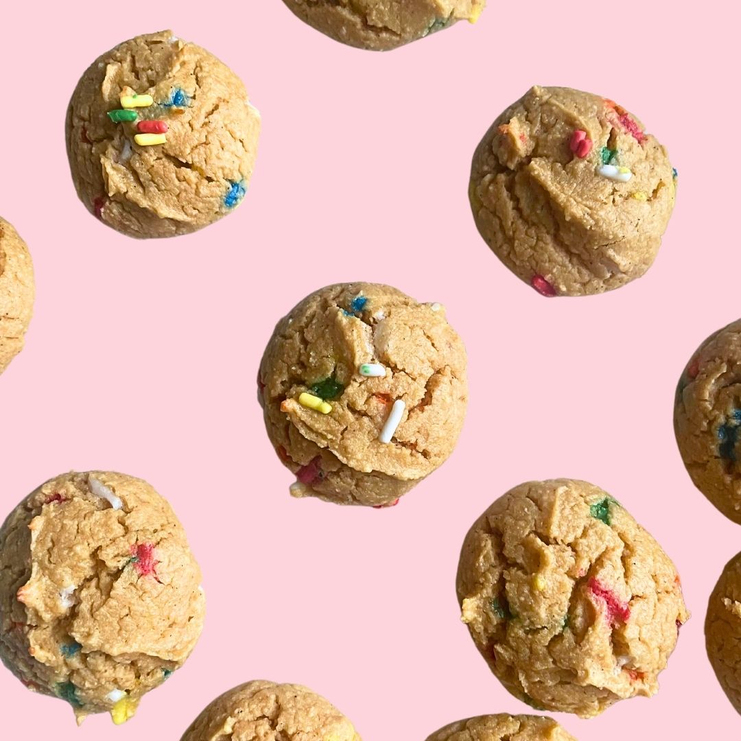 Vanilla Birthday Cake Cookies